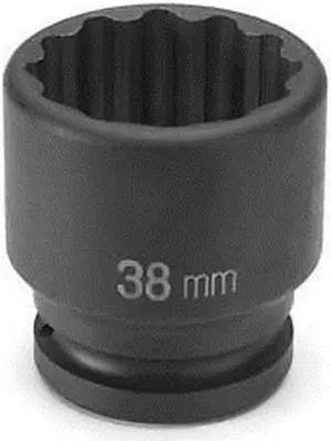 Grey Pneumatic 3121M 0.75 in. Drive x 21 mm 12 Point Socket