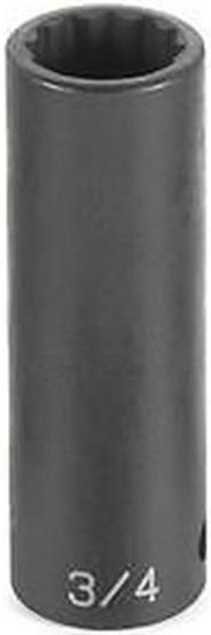 Grey Pneumatic 2142D 0.5 in. Drive x 1.31 in. 12 Point Deep Socket