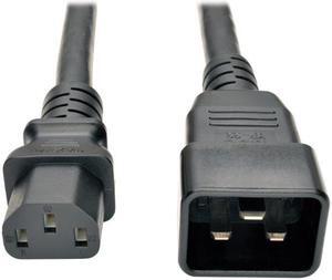 Tripp Lite P032-003 Heavy-Duty Power Cord for PDU 15A 12 AWG IEC-320-C13 to IEC-320-C20 - 3 ft.