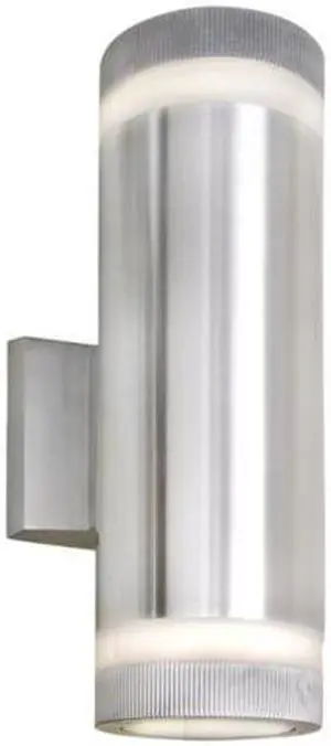 Maxim 86112AL 12 x 4.25 in. Lightray LED 2-Light Wall Sconce, Brushed Aluminum