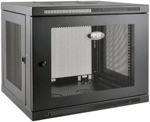Tripp Lite SRW9UDP 9U Low Profile Switch Depth Plus Wall Mount Rack Enclosure Cabinet