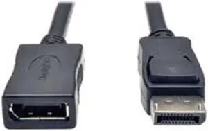Tripp Lite P579-006 Displayport Extension Cable Latches 6 ft.