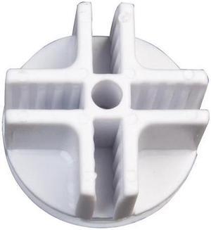 Econoco GSC-W 4-Way Plastic Connector, White