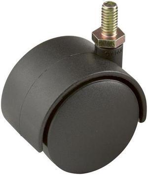 Econoco TWB58 2 in. Plastic Twin Wheel Caster, Black