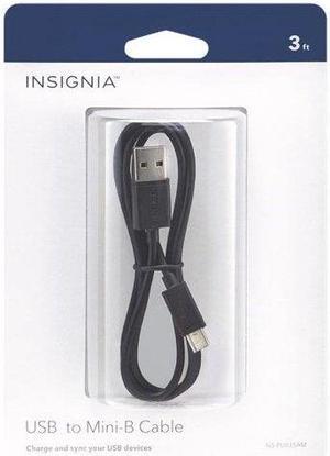 Insignia (3 ft.) USB 2.0 To Mini-B Cable (NS-PU035AM-C)