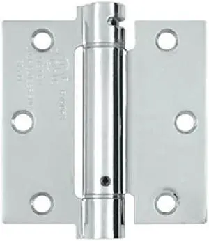Deltana DSH35U26 3.5 x 3.5 in. Spring Hinge Steel-US26