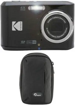 Kodak PIXPRO FZ45 Friendly Zoom Digital Camera (Black) with Camera Case