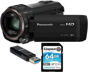 Panasonic HC-V785K Full HD Video Camera Camcorder with 64GB Card and Card Reader