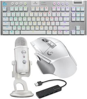 Logitech G915 TKL Tenkeyless Lightspeed Wireless RGB Gaming Keyboard Bundle