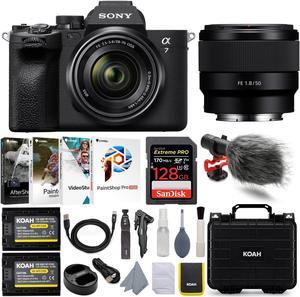 Sony Alpha 7 IV Full Frame Mirrorless Camera w/ 28-70mm & FE 50mm f/1.8 Lens Kit