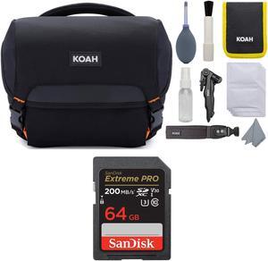 Koah Roebling Street Camera System Gadget Bag, Cleaning Kit and 64GB SD Card