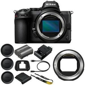 Nikon Z5 Mirrorless Digital Camera with Nikon FTZ Mount Adapter Bundle (2 Items)
