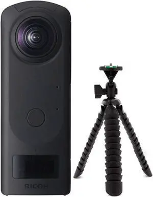 Ricoh Theta Z1 360 Camera with 51GB Internal Storage with 10-Inch Spider Tripod