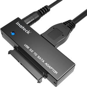 USB 3.0 to SATA III Hard Drive Adapter Converter for 2.5/3.5 Inch SSD and HDD Power Adapter Included UA1001