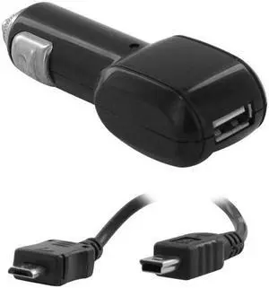 Digital Concepts USB Car Charger with Mini & Micro USB Tips - CH410