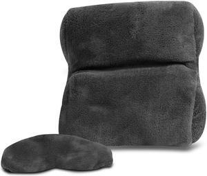 Travelon Ultra Fleece Travel Pillow & Sleep Eye Mask  Set