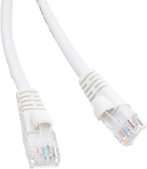 CAT6A, UTP, with Molded Boot, 500MHz, White, 25ft