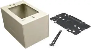 LEGRAND V2444 Device Box, Gang Box Type, 1 Gang, Steel