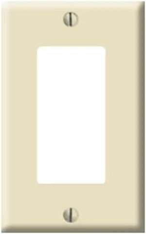 Decora Switch 1-Gang Plate Almond Leviton Decorative Switch Plates 80401-A Decora Switch 1-Gang Plate Almond Leviton Decorative Switch Plates 80401-A