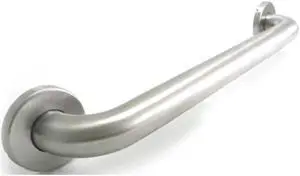 Wingits WGB6SS24 Grab Bar With Cover, 24 In. X 1-1/2 In., Satin Stainless Steel