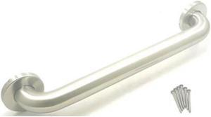 Wingits WGB6SS18 Grab Bar With Cover, 18 In. X 1.5 In., Satin Stainless Steel -