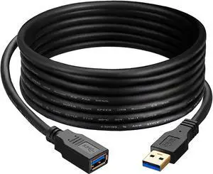 USB Extension Cable 20ft USB 3.0 Extender Male to Female Cord High Data Transfer Compatible with Webcam USB Keyboard Flash Drive Hard Drive Printer and More