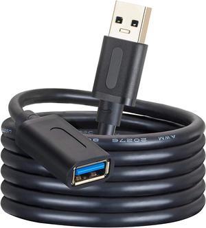 USB 3.0 Extension Cable 25Ft USB 3.0 High Speed Extender Cord Type A Male to A Female for Playstation Xbox USB Flash Drive Card Reader Hard Drive Keyboard Printer Scanner(25Ft/8M)