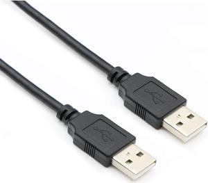 Pasow USB 2.0 Type A Male To Type A Male Extension Cable AM to AM Cord Black (30Feet/10M)