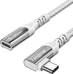 USB C Extension Cable for PSVR2: Fasgear USB 3.1 Type C 10Gbps Male to Female Extended Cord Fast Charging & Data Sync Adapter for Mac-Book Pro/Air (Thunderbolt 3) i-Pad Pro 2020 DJI Mavic (3ft,Grey)
