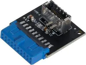 USB Header Adapter USB 3.1 Front Panel Socket Type-E to USB 3.0 20Pin Header Male Extension Adapter for Motherboard