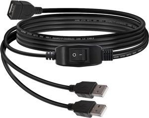 Cable Matters Micro USB 3.0 to USB Splitter Cable (USB Y-Cable, USB Y  Cable) 20 Inches