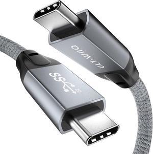 USB C to USB C 3.2 Cable 1.65FT, 100W & 20Gbps USB 3.2 Gen 2X2 Cable, 4K@60Hz Video Cord with E-Marker for Thunderbolt 3/4, Oculus Quest, iMac, MacBook, Dell XPS, iPad Pro, Galaxy S21, Switch etc