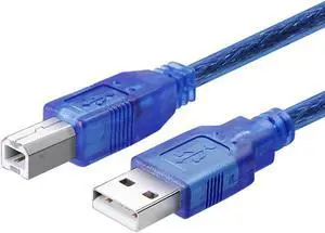 V Telesky USB Printer Cable 10FT/3M,USB 2.0 A Male to Type B Male Port Square end Scanner Cord