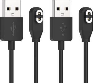 YUANHOT 2 Pack Charging Cable Replacement for AfterShokz Aeropex AS800 & Shokz OpenRun Pro & OpenRun & OpenRun Mini & OpenComm, USB Charger Cord for AfterShokz Aeropex Bone Conduction Headphones