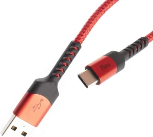Pivoi Type C Alluminium molding with Nylon Braided USB 2.0 Cable with 480Mbps Data Transfer Speed, Compatible with Galaxy S8/S8+/S9/S9+,HTC 10,Sony XZ,LG V20/G5/G6, 1 Pack, Red Pivoi Type C Alluminium molding with Nylon Braided USB 2.0 Cable with 480Mbps Data Transfer Speed, Compatible with Galaxy S8/S8+/S9/S9+,HTC 10,Sony XZ,LG V20/G5/G6, 1 Pack, Red