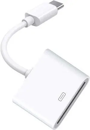 30-Pin Female to Type C USB 3.1 Male USB-C Adapter Cable Computers Components Accessories (White) 30-Pin Female to Type C USB 3.1 Male USB-C Adapter Cable Computers Components Accessories (White)