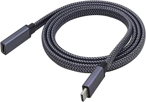 Type C 3.1 Extension Cable Type C 3.1 USB Male to Female Connector Cable Supports Fast Charging,4K@60Hz HD Vedio,Audio Transfer,Data Sync Extend Cord,Compatible Samsung S10 S8,MacBook(1M-M/F) Type C 3.1 Extension Cable Type C 3.1 USB Male to Female Connector Cable Supports Fast Charging,4K@60Hz HD Vedio,Audio Transfer,Data Sync Extend Cord,Compatible Samsung S10 S8,MacBook(1M-M/F)
