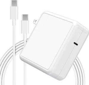 Mac Book Pro Charger USB C Power Adapter 87W, New Generation PD Smart Fast Mac Book Air Charger 87W, 61W, 45W, 36W, 27W And 15W (Auto Recognition) For Mac Book, i-Pad, i-Phone, And More Type C Devices