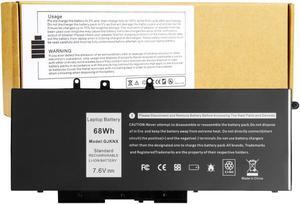 68Wh Laptop Battery Replacement for Dell Latitude 5480 5580 5490 5590 5491 5591 5495 5488 Notebook GJKNX 93FTF 3DDDG 0GD1JP GD1JP DY9NT 0DY9NT 5YHR4 KCM82 0KCM82