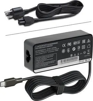 USB C Laptop Charger 65W 45W for Lenovo Chromebook C330 S330 100e 300e Yoga C930 C940 S730 720 730 910 13 IdeaPad 730s ThinkPad X1 Carbon T480 T480s T570 T580 AC Adapter Power Supply