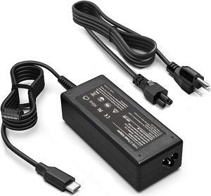 45W USB C Type C Laptop Charger for HP Chromebook X360 14-CA000 11-AE000 14-ca051wm 14-ca052wm 14-ca020nr 14-ca091wm ca061dx 11-ae051wm 11-ae001tu 11-ae027nr 12-c012dx f014dx Adapter Power Cord Supply