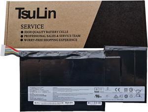TsuLin BTY-M6J Laptop Battery Replacement for MSI GS63 GS63VR GS73 GS73VR 6RF Stealth Pro 6RF-001US BP-16K1-31 Series Notebook BTY-U6J BP-16K1-31 11.4V 64.98Wh 5700mAh