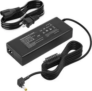 19V 4.74A 90W Replacement Adapter for Toshiba Satellite C50 C55 C75 L305 L455 L505 L635 L645 L655 L745 L755 L775 L855 L875 A105 A135 A205 A215 Toshiba Portege Laptop Charger Power Supply Cord