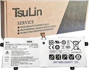 TsuLin AA-PBUN2TP Laptop Battery Compatible with Samsung Chromebook 3 XE500C13-K01US XE500C13-K02US XE501C13-K01US XE501C13-K02US XE500C13-K03US K06US Series Notebook BA43-00373A 7.6V 33Wh 4400mAh