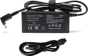 65W/45W/40W Adapter Charger Power Cord for Acer Chromebook 15 14 13 11 C720 C720P C730 C730E C731 C731T C735 CB3 CB5 CB3-111 CB3-131 CB3-132 CB3-431 CB3-531 CB3-532 CB5-132T CB5-311 CB5-311P CB5-571