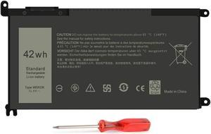 WDXOR Laptop Battery for Dell Inspiron 13 5368 5378 5379 7368 7378 14-7460 15 3583 3793 5565 5567 5570 5575 5568 5578 7560 7570 7579 7569 17 5765 5767 5770 5775 7378 7460 7580 Series