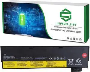 JIAZIJIA SB10K97580 01AV423 Laptop Battery Replacement for Lenovo ThinkPad T470 T570 T480 T580 P51S P52S TP25 A475 Series 61 4X50M08810 01AV422 01AV424 01AV452 01AV490 SB10K97579 11.4V 24Wh 2100mAh