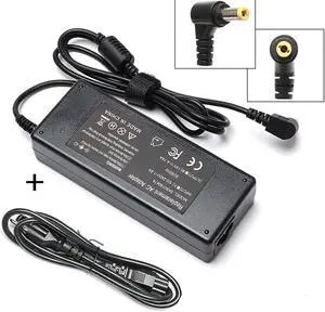 90W Laptop Charger Compatible for Toshiba Satellite C655 C675 C675D L645 L645D L655 L655D L675 L675D L745 L755 L755D P745 P755 P775 M645 Series AC Adapter Power Supply Cord PA3714U-1ACA PA5177U-1ACA