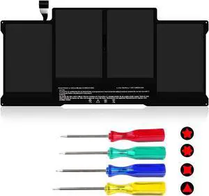A1405 A1496 Laptop Battery Compatible with MacBook Air 13 inch A1466(Mid 2012, Mid 2013,Early 2014, Early 2015, 2017) A1369(Late 2010, Mid 2011) A1377 661-5731 MC503 MC504[7150mAh 7.6V 54.4Wh 4Cells]