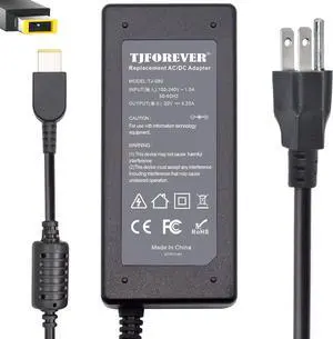 65w?20v?3.25a?Ac?Adapter Laptop Charger Fit?for?Adlx45ncc3a Lenovo Thinkpad 11e E/T/X X1 Carbon G51-35 G50-45 G50-80 B50-80 B50-45 V330-15ikb Yoga 11e 720 Power Cord(Slim Tip)